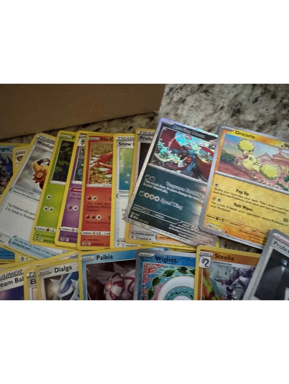 Lot of 40+ pokemon cards storage unit find